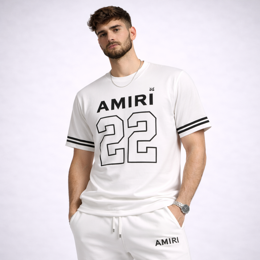 AMIRI White Micro Interlock Tracksuit For Men